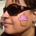 Cupcake Cheek Art
