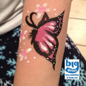 Butterfly Cheek/Arm Art