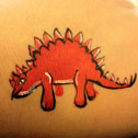 Dinosaur Face Painting
