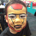 Iron Man Face Painting