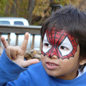 Spidey Man Face Paint